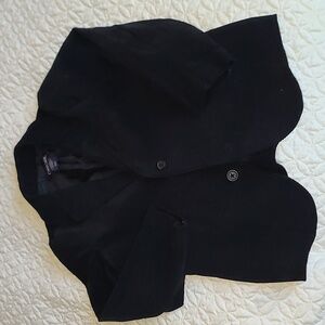 Black corduroy dress jacket, boys 5